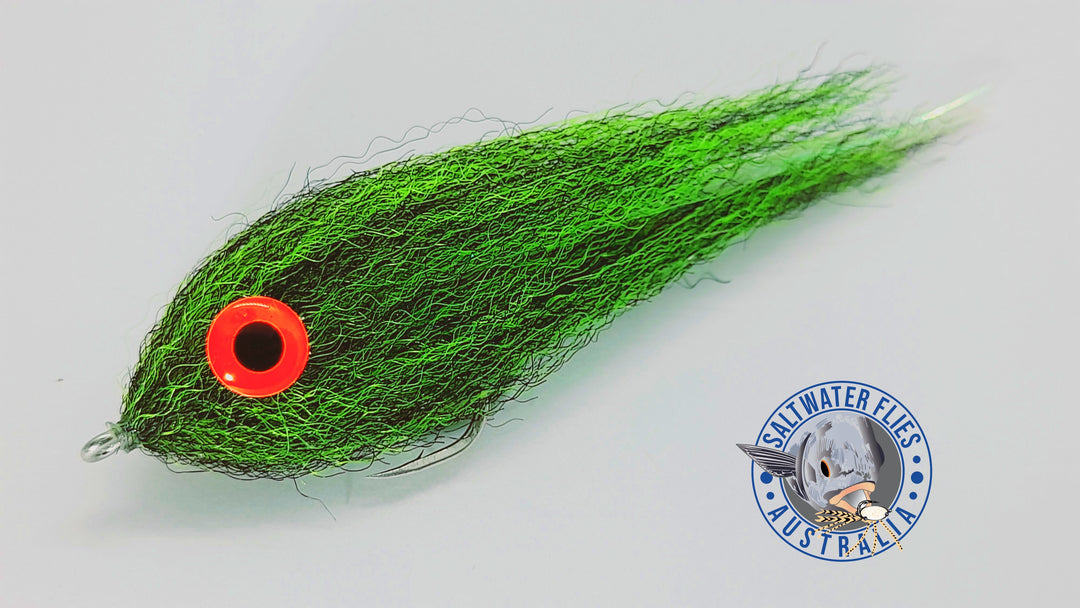 UV BRUSH PROFILE FLY - SL12 4/0 - BLACK/CHART - NEW 3D EYE