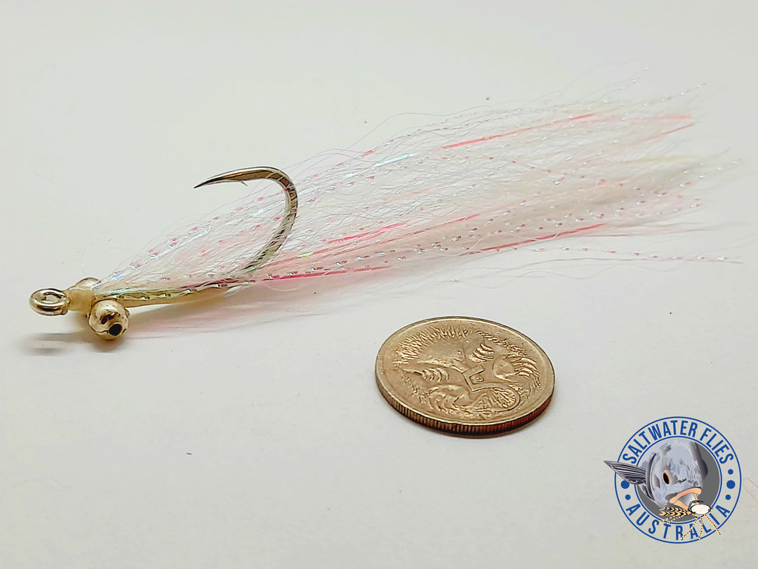 SKINNY WATER CLOUSER MINNOW - WHITE - SL12 1/0