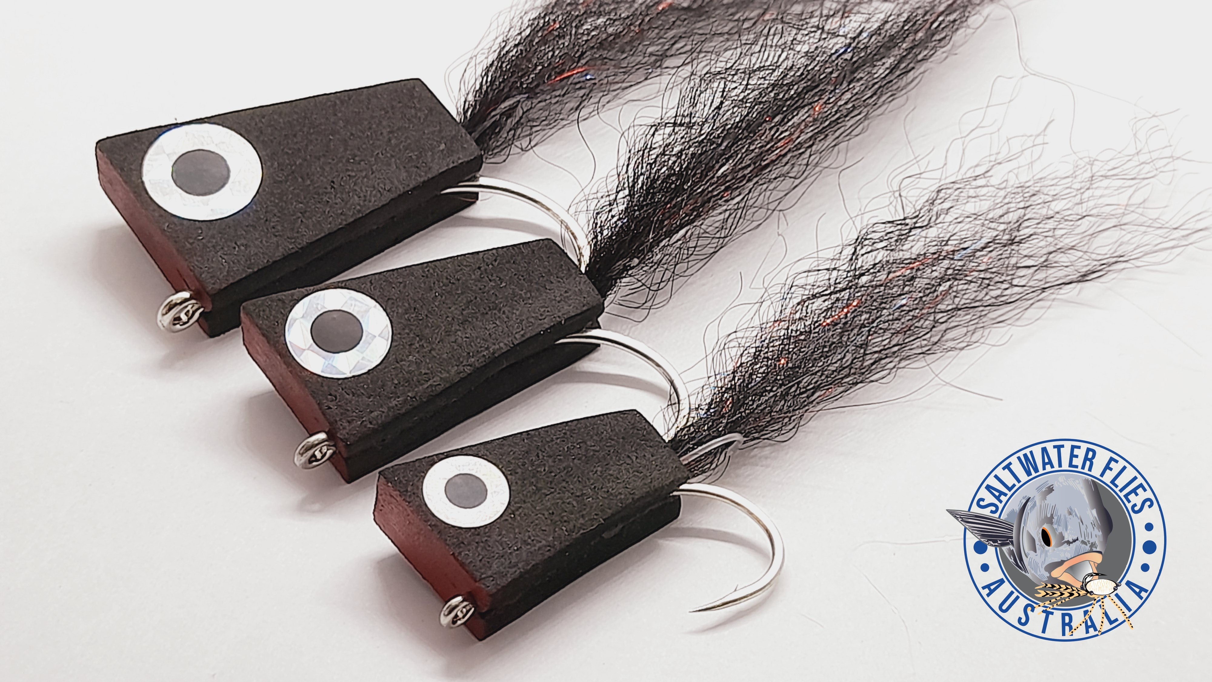 NYAP SURFACE POPPER FLY SL12 4/0 BLACK - Main Image