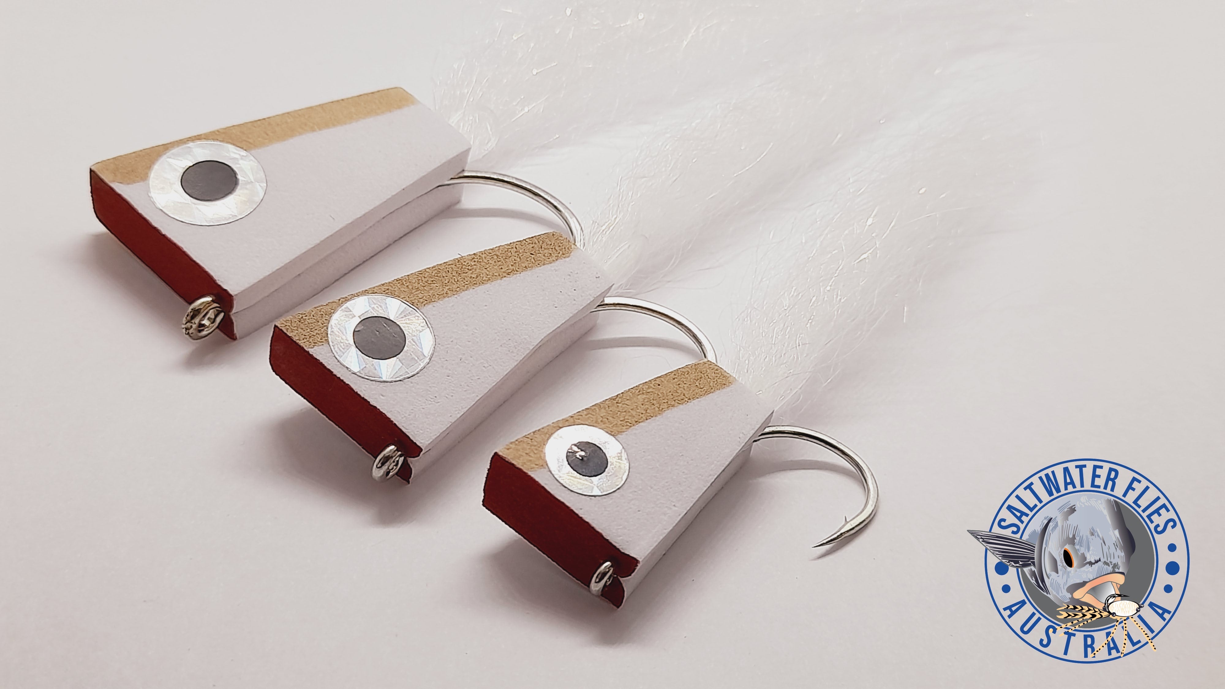 NYAP SURFACE POPPER FLY SL12 10/0 WHITE - Main Image