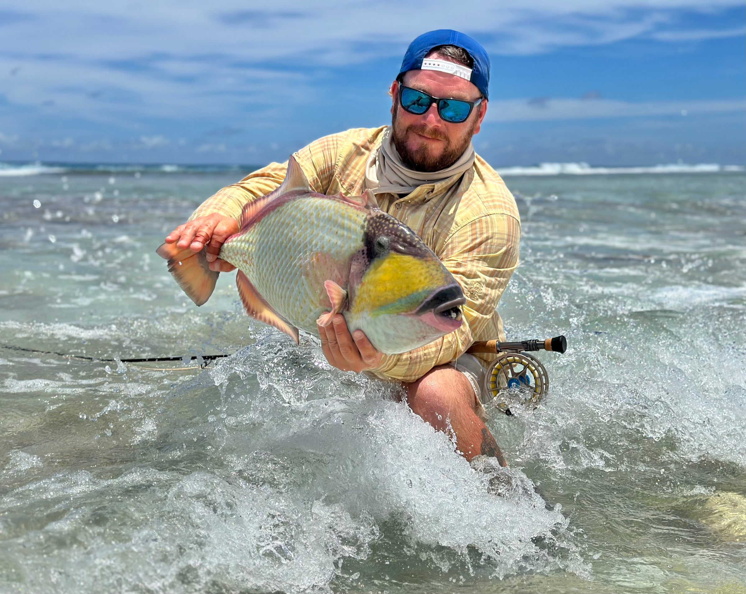 Saltwater Flies Australia Trigger Fish - Fleeing Crab - www.saltwaterfliesaustralia.com