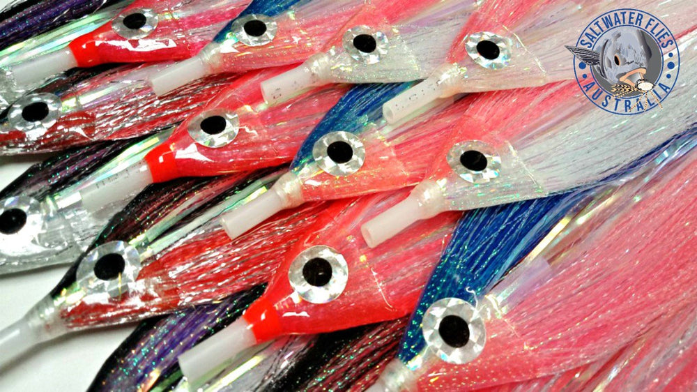 SPARDEAN 10" BILLFISH TUBE FLY - PINK HEAD