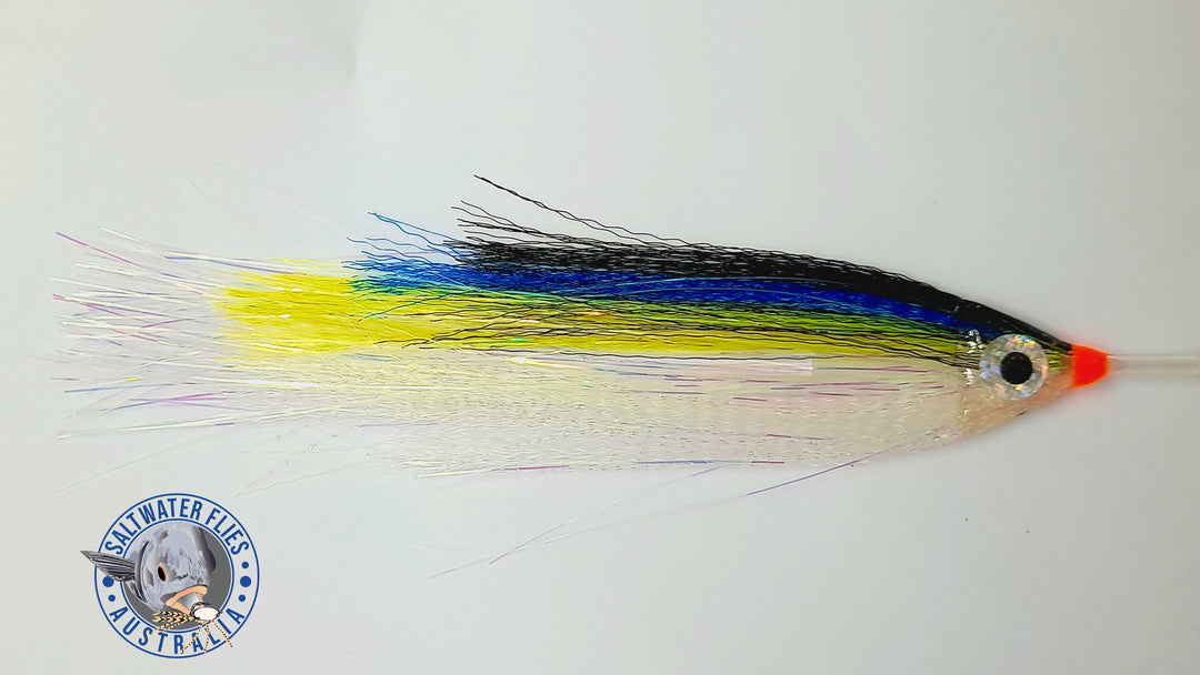 BABY SPARDEAN BILLFISH TUBE FLY - YELLOWTAIL SCAD