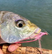 SWFA CLOUSER MINNOW - SL11-3H #2 - YELLOW/WHITE - BUCKTAIL - RED DOUBLE PUPIL LEAD EYE