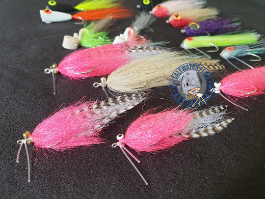CUSTOM BARRAMUNDI FLY PACK - PACK 1 - X16 Flies