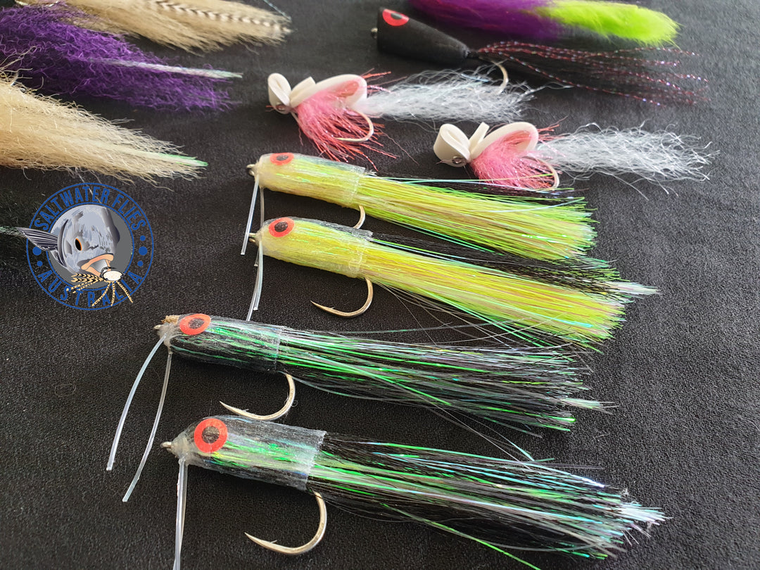 CUSTOM BARRAMUNDI FLY PACK - PACK 2 - X19 Flies