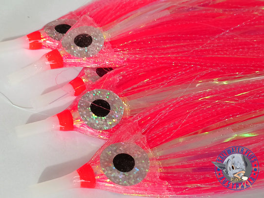 SPARDEAN BILLFISH TUBE FLY - ALL PINK - "FAIRY FLOSS" - LIMITED STOCKS