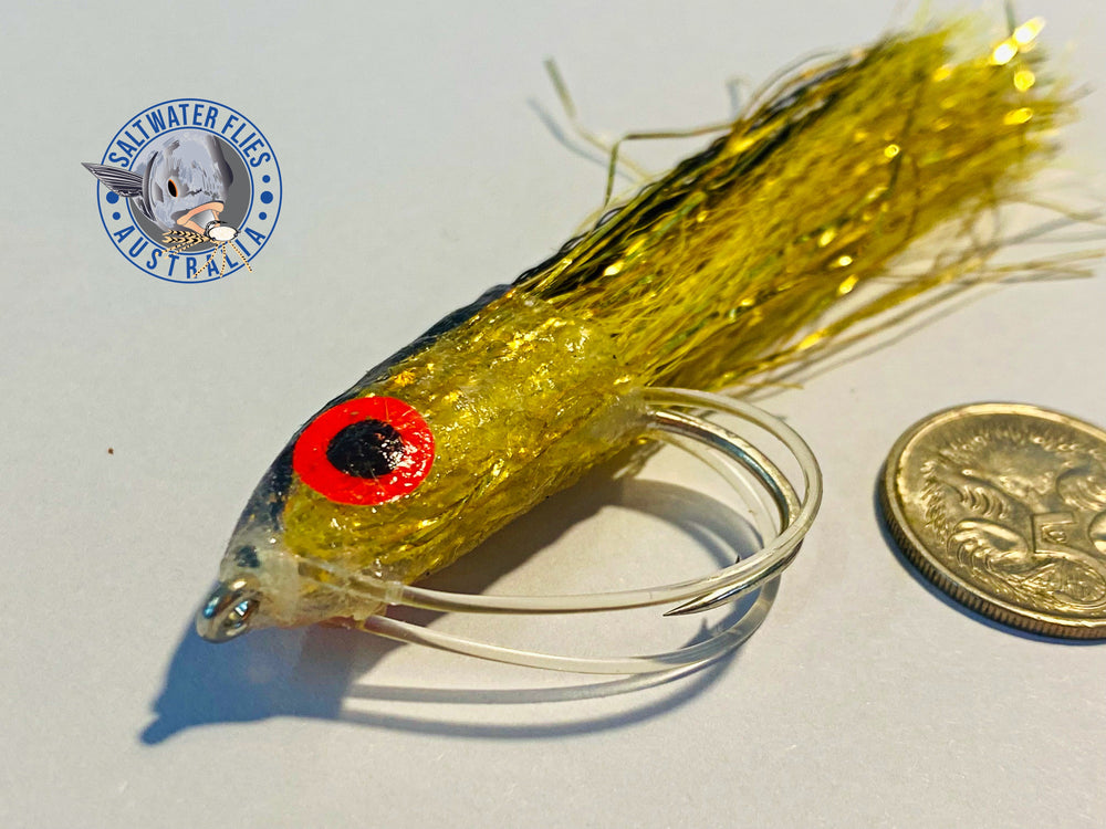 RATTLING FAT BOY FLY - SL12 2/0 - GOLD BOMBER