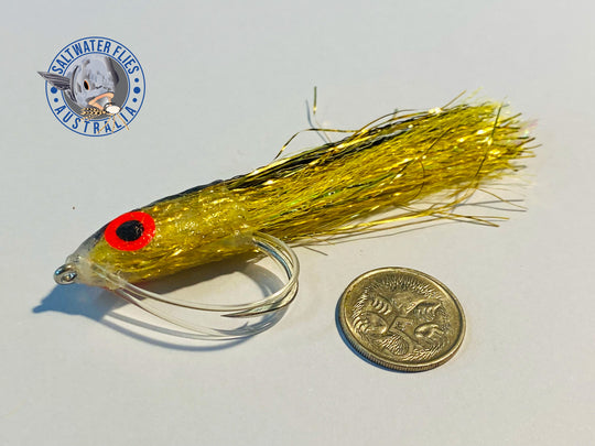 RATTLING FAT BOY FLY - SL12 2/0 - GOLD BOMBER