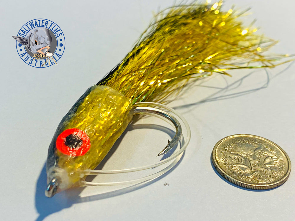 RATTLING FAT BOY FLY - SL12 4/0 - GOLD BOMBER
