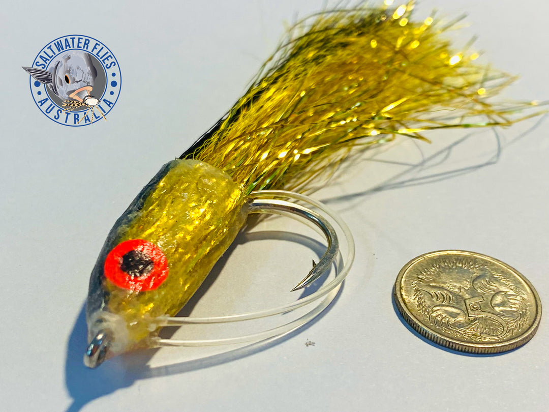 RATTLING FAT BOY FLY - SL12 4/0 - GOLD BOMBER