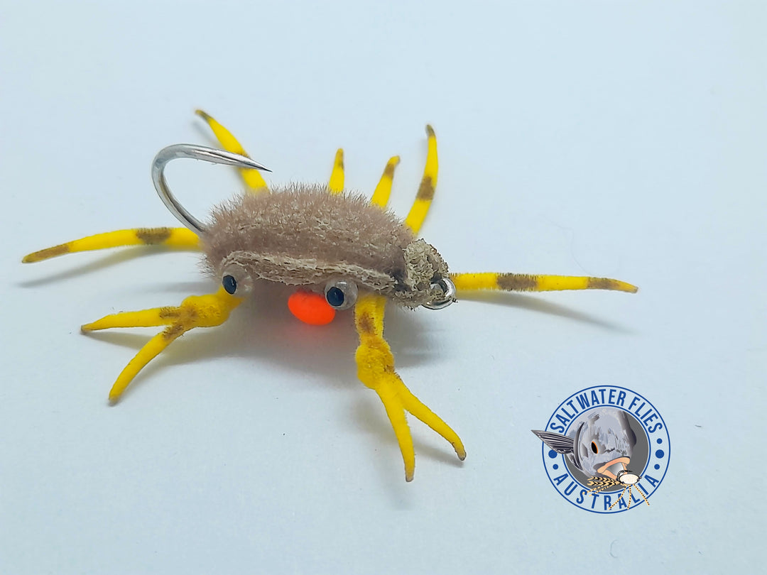 Flee Fly SCOTTY'S CUSTOM FLEEING CRAB FLY PACK - CUSTOM LOT X16 – Saltwater ...