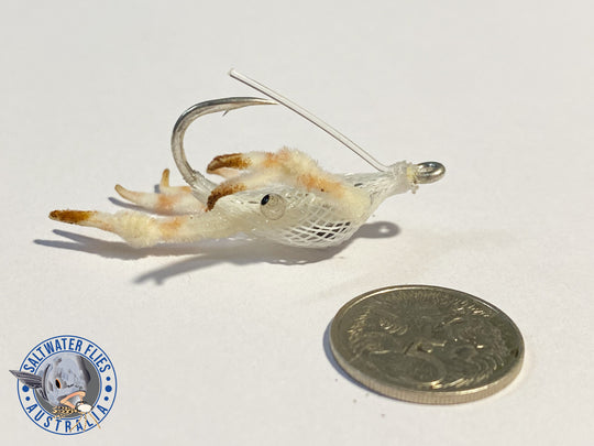 ALPHLEXO FLEEING CRAB FLY - WHITE/WHITE LEGS