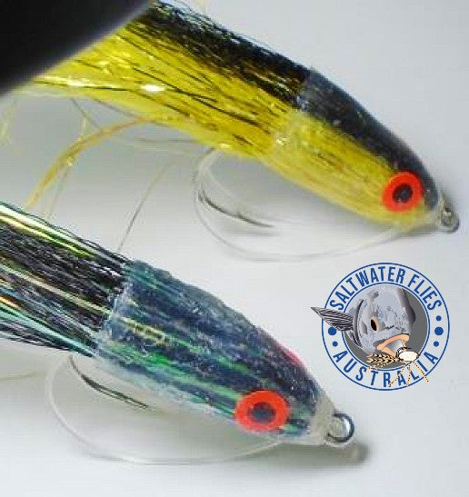 RATTLING FAT BOY FLY - SL12 2/0 - BLACK MAMBA