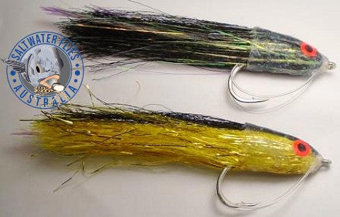 RATTLING FAT BOY FLY - SL12 2/0 - BLACK MAMBA