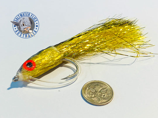 RATTLING FAT BOY FLY - SL12 4/0 - GOLD BOMBER