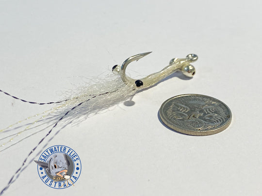 MEGA SHRIMP FLY BUNDLE - LIGHT WEIGHT - SL12 1/0 & SL11-3H #2 - BEADCHAIN EYE - x16 FLIES