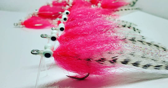 SWFA PINK THING FLY - SL12 4/0 - LARGE DOUBLE PUPIL DUMBELL EYE