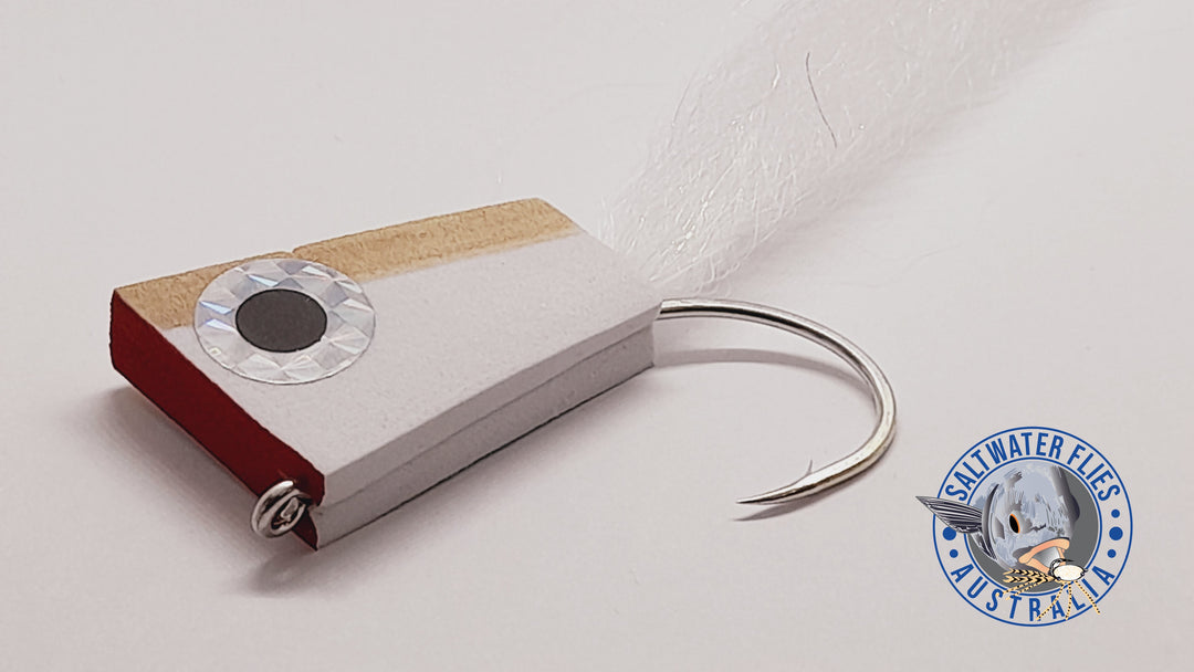 NYAP SURFACE POPPER FLY SL12 4/0 WHITE - Main Image