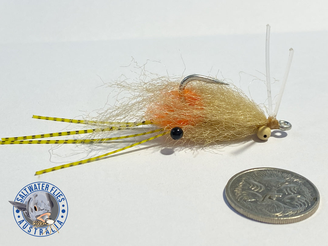 MEGA SHRIMP FLY BUNDLE - LIGHT WEIGHT - SL12 1/0 & SL11-3H #2 - BEADCHAIN EYE - x16 FLIES