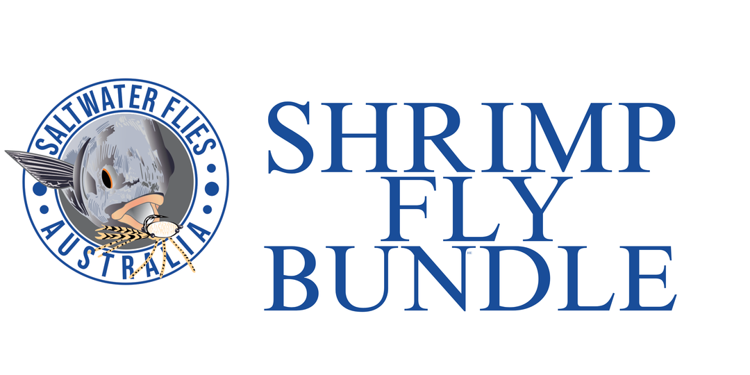 MEGA SHRIMP FLY BUNDLE - LIGHT WEIGHT - SL12 1/0 & SL11-3H #2 - BEADCHAIN EYE - x16 FLIES