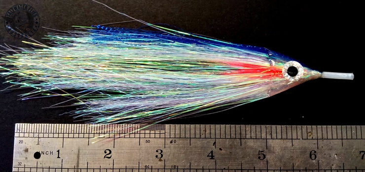SWFA 6" SPARDEAN SPRAT BILLFISH TUBE FLY - PINK/WHITE - "WILD HOG"