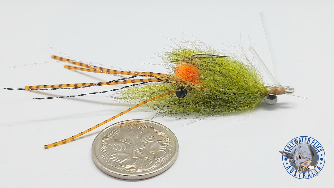 SPAWNING SHRIMP FLY - OLIVE