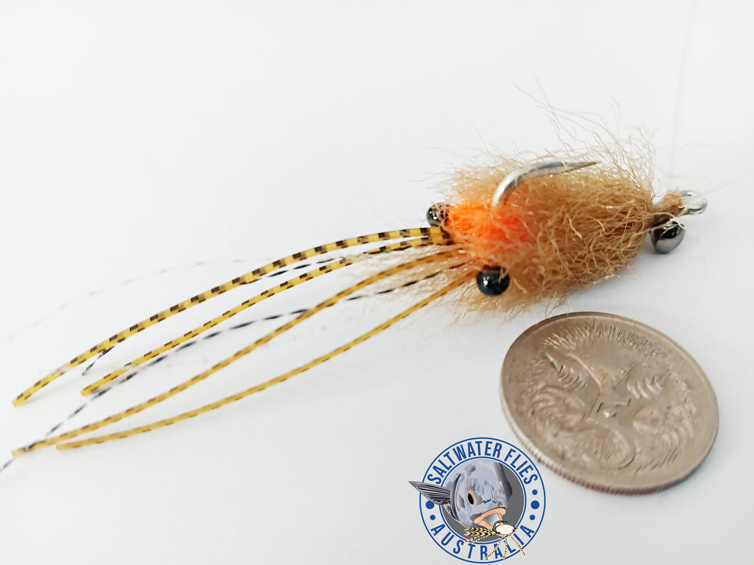 SPAWNING SHRIMP FLY - SL12 1/0 - TAN/GOLDEN TAN