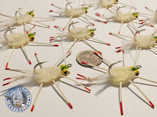 SCOTTY'S STRONG ARM CRAB FLY - BULK LOT X10 - SL12 #2