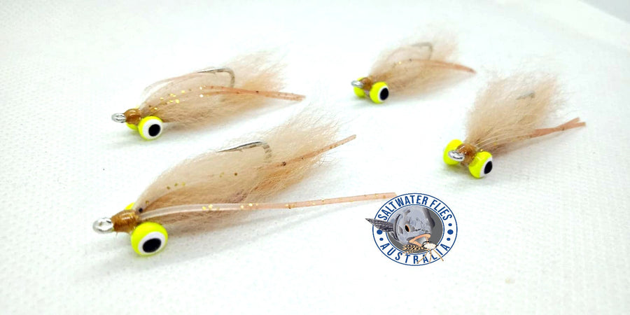 BACKBURN GOTCHA FLY - SL11-3H #8 - SMALL EYE – Saltwater Flies Australia