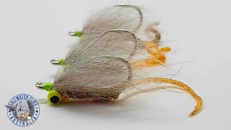 SWFA WORM TAIL GOTCHA FLY - SL12 #2 - BROWN TAIL