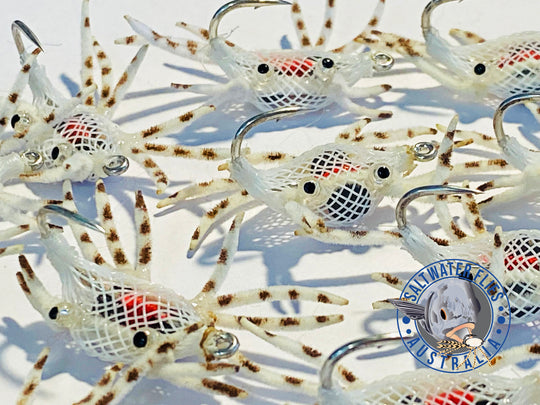 ALPHLEXO CRAB FLY KIT - BARRED WHITE LEGS