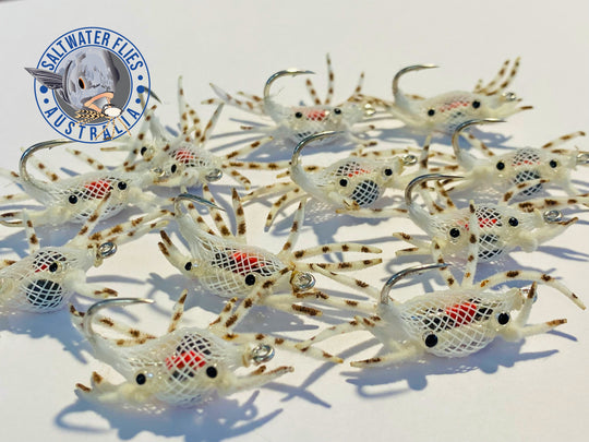 ALPHLEXO CRAB FLY KIT - BARRED WHITE LEGS