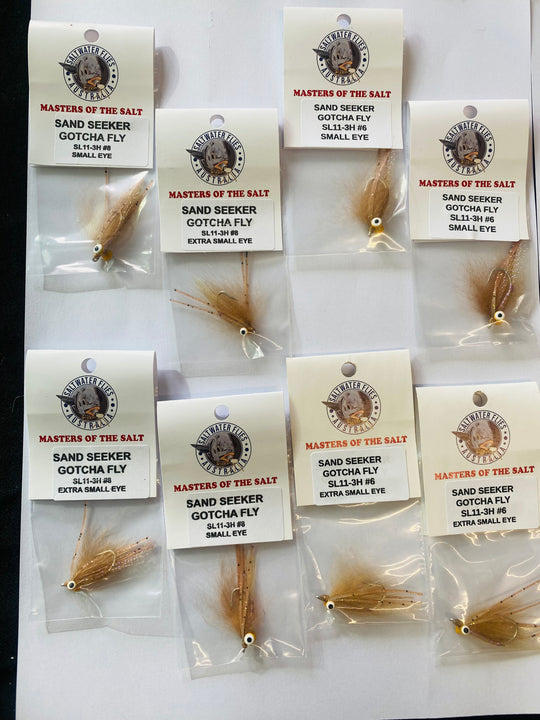 MICRO FLY BUNDLE - SL11-3H #6 & SL11-3H #8 - X19 FLIES - PACK 2