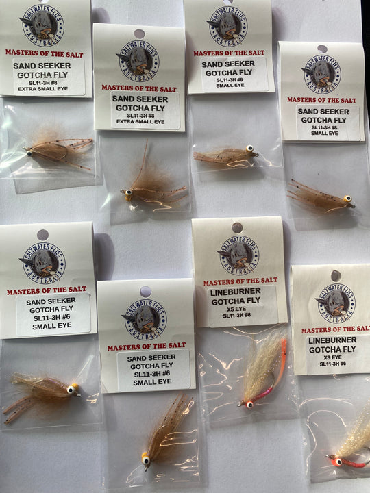 MICRO FLY BUNDLE - SL11-3H #6 & SL11-3H #8 - X20 FLIES - PACK 1