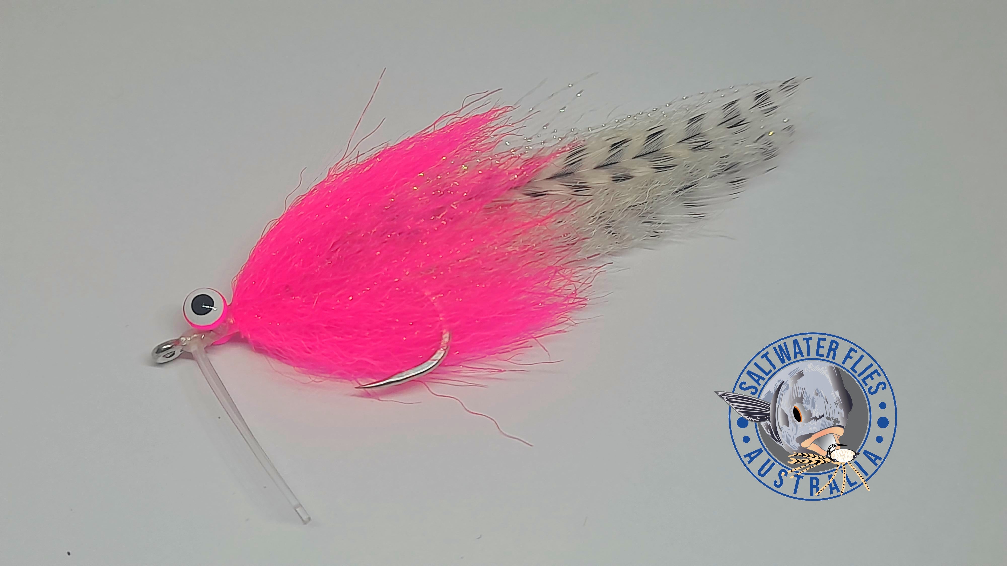 PINK THING FLY - SL12 2/0 – Saltwater Flies Australia