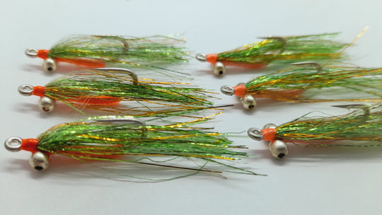 WEEDY GOTCHA FLY -  TWIN PACK - SL11-3H #4 - ORANGE