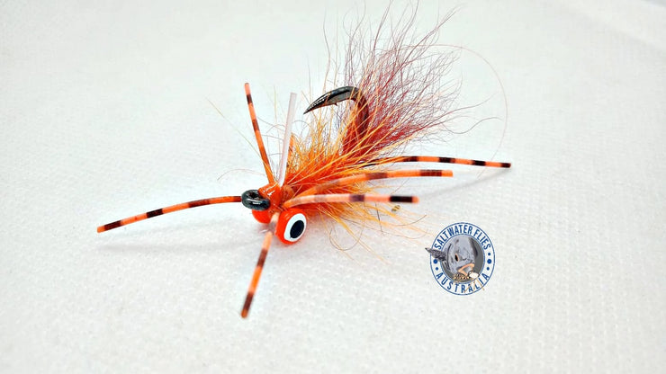 SWFA BOLT CUTTER CRAB FLY - ORANGE LEGS